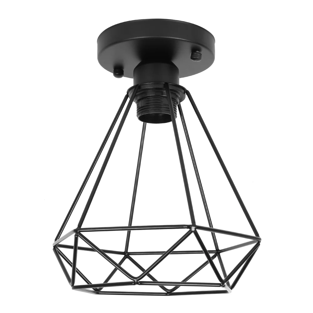 Современный Ресторан железный потолочный светильник светодиодный абажур