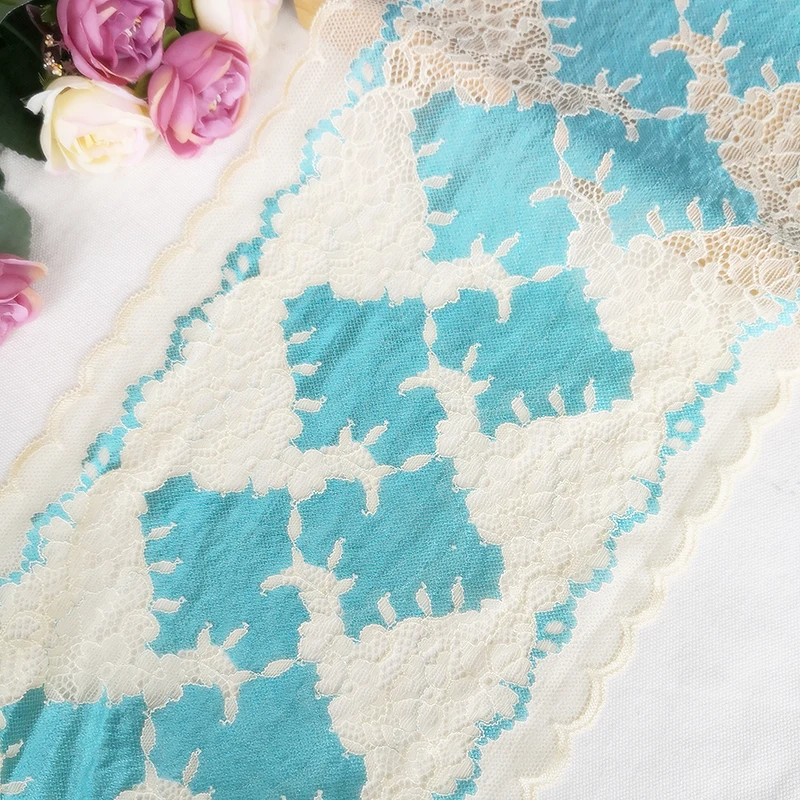 5 ярдов цветная эластичная кружевная ткань аксессуары ручной работы для