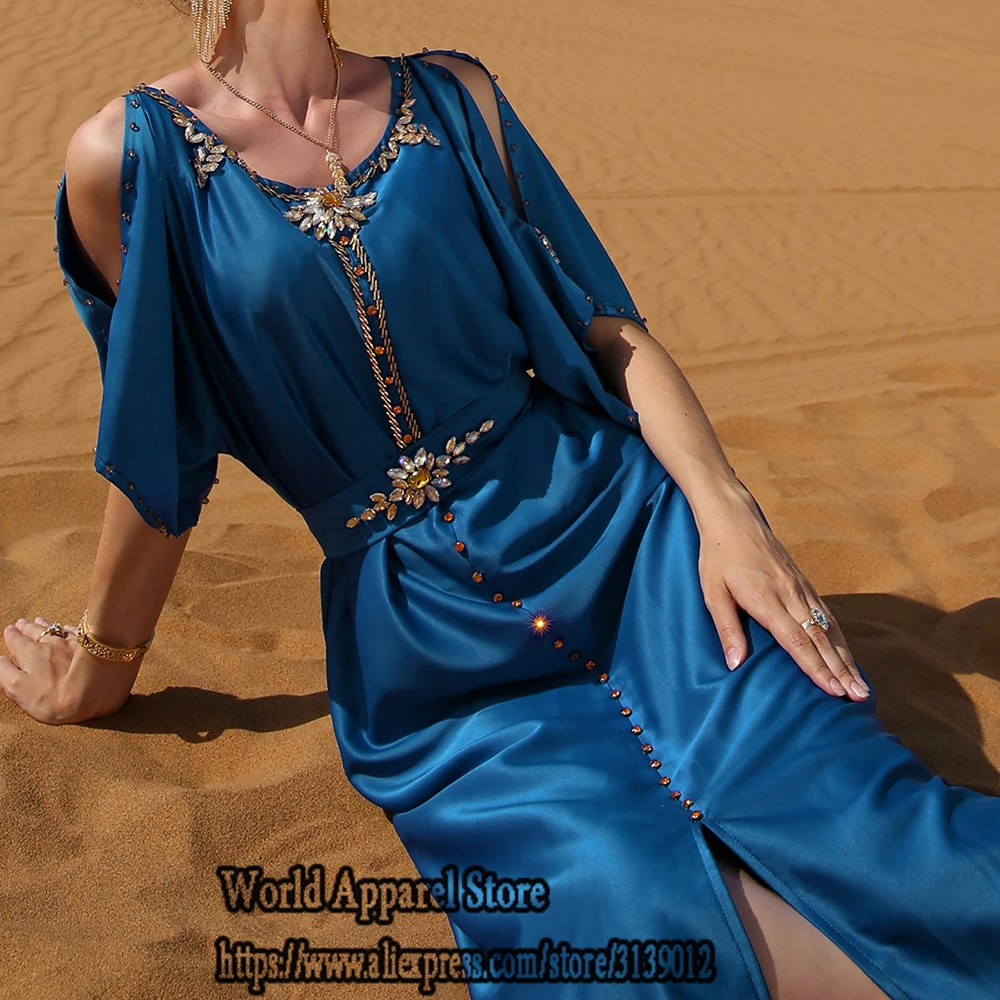 Ramadan Dubai Abaya Turkey Islam Muslim Long Maxi Dress Abayas For Women Kaftan Robe Musulmane Femme Caftan Marocain De Soiree