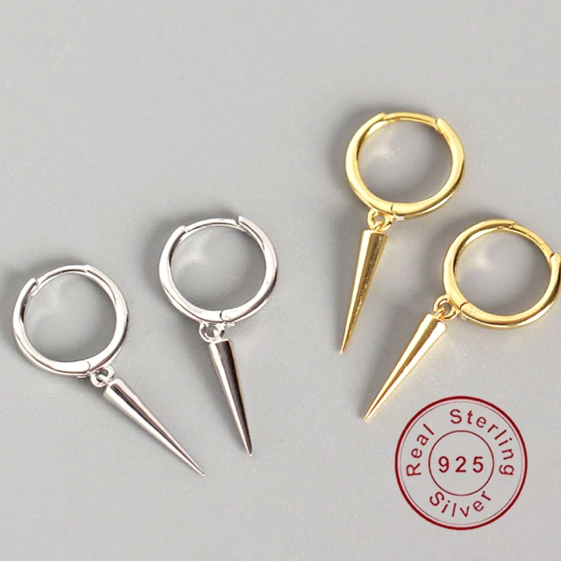 Женские хипстерские серьги кольца с подвеской Маленькие Геометрические из