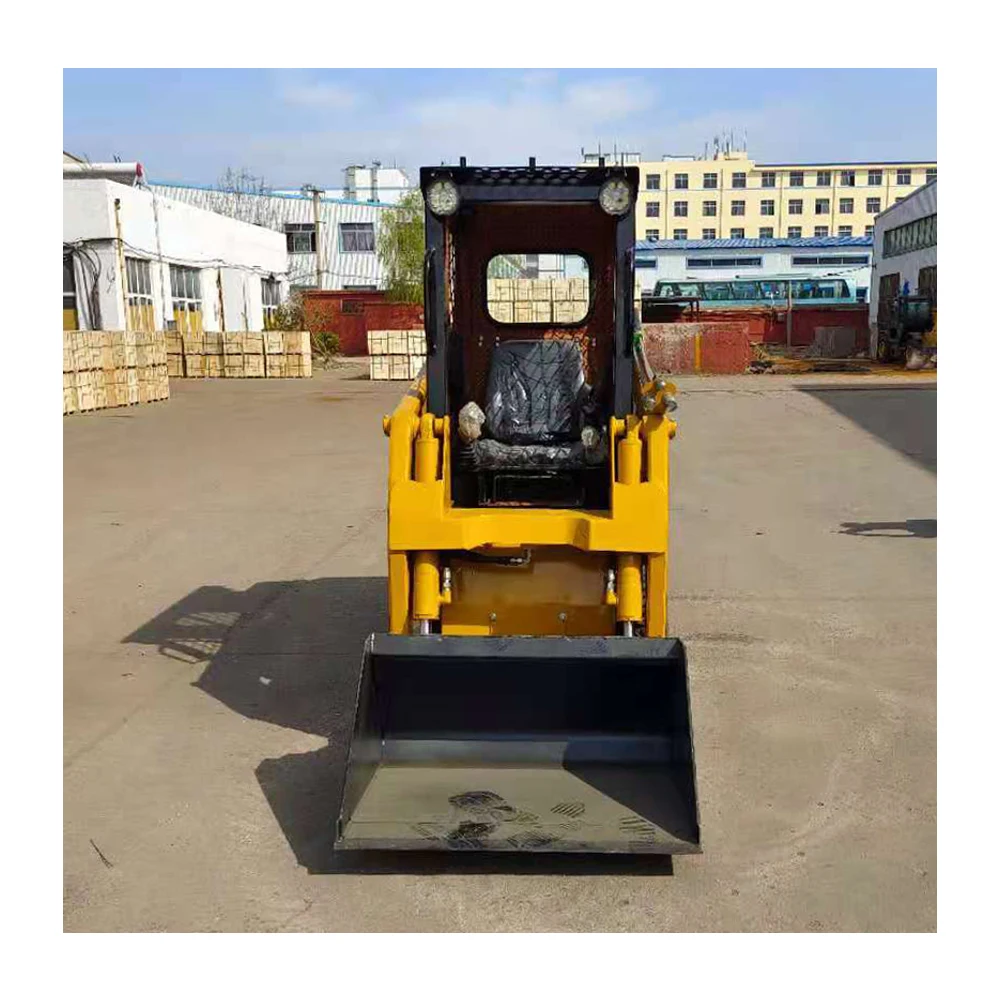 Многофункциональная гидравлическая джойстик маленький колесный мини-погрузчик