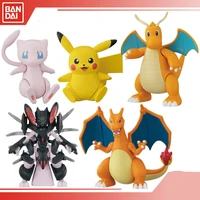 bandai gacha assembled ornaments pokemon pikachu charizard dragonite mewtwo movie tv model toys
