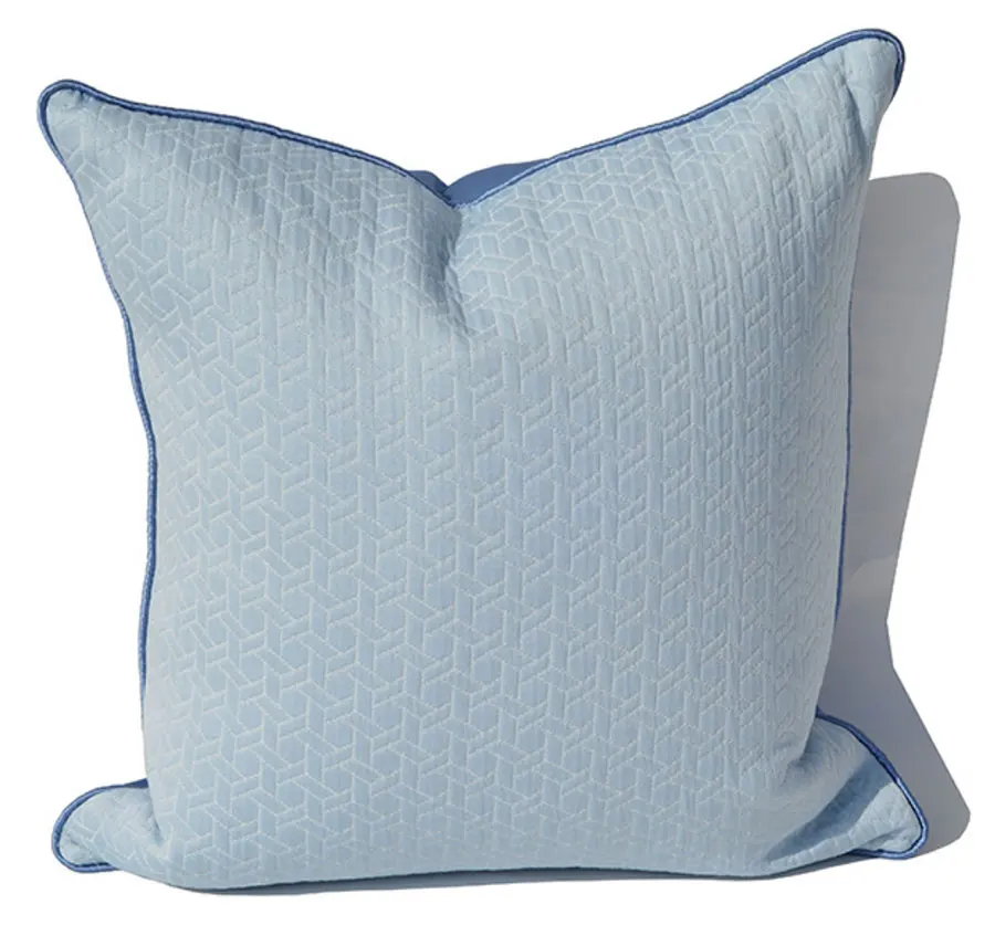 Традиционная синяя подушка с геометрическим рисунком цветов/Чехол almofadas 45 50 60