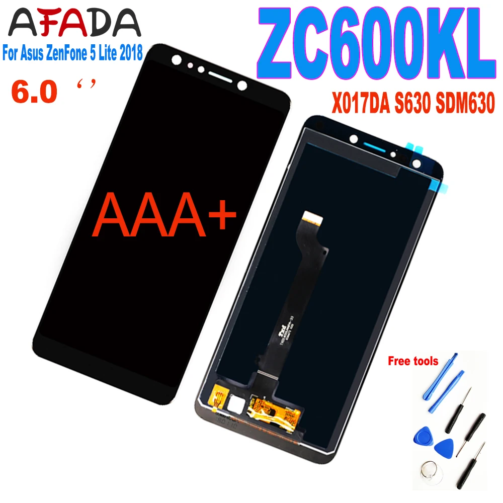 6 0 &quotОригинальный чехол для Asus Zenfone 5 Lite 5Q ZC600KL X017DA S630 SDM630 ЖК-дисплей с сенсорным