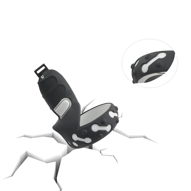 

Press Controller Silicone Grip Ring Cover+Adjustable Hand Strap +Thumb Caps for Oculus Quest 2 Accessories