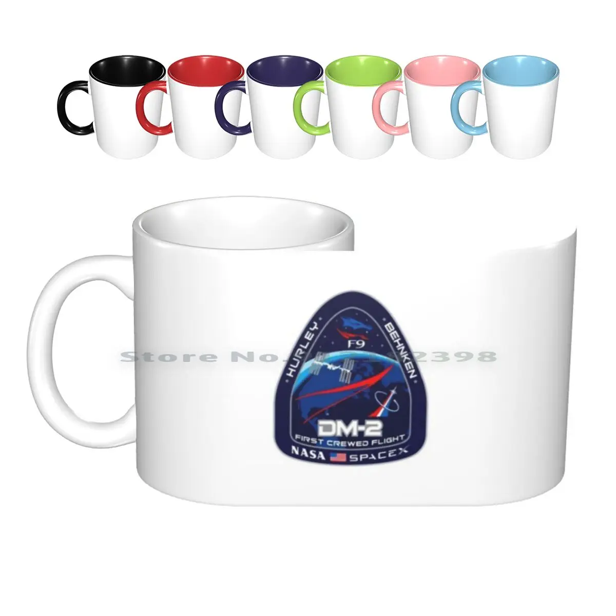 

Керамические Кружки Space X Crew Dragon, кофейные чашки, Кружка для молока и чая, кружка Dm 2 с логотипом Dragon Space X Launch First CREE Flight Space X