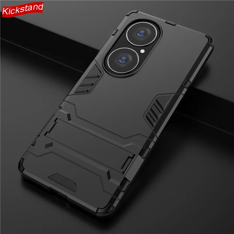 

Kickstand Case For Honor X10 5G V40 V30 Pro V20 V9 Play 4T 4 3E 3 Note 10 Magic 2 Cover Dual Layer Armor Protect Phone Bag Shell