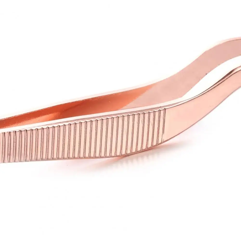 

Non-Slip Plating Tweezer High Strength Stainless Steel Serving Presentation BBQ Tongs Seafood Tool