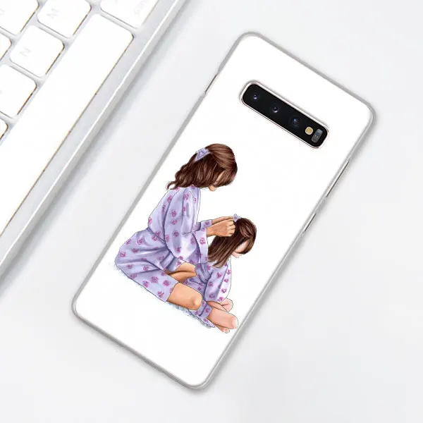 H12 Черный чехол для телефона с изображением мамы и королевы для samsung Galaxy S10e S10 Plus S7 S8 S9 Plus Note 8 9 10 Plus S10 5G жесткий чехол - Цвет: H12