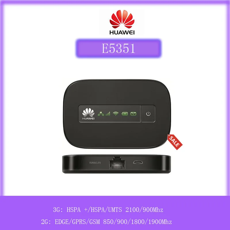 Разблокированный GSM EDGE GPRS 3G WCDMA беспроводной Wi Fi LAN RJ45 модемный маршрутизатор Huawei