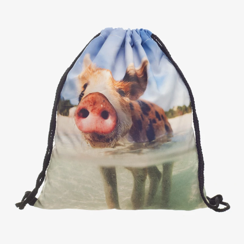 2020 горячая Распродажа воды свиньи сумка кисет Повседневное Mochila Cuerda | Отзывы и видеообзор