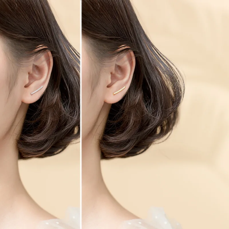 Женские серьги кольца из серебра 100% пробы с гладкой палочкой|Серьги-кольца| |