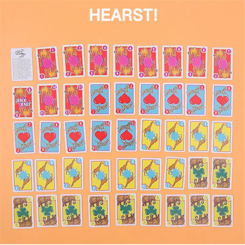 Kids Card Games Set - Old Maid, Go Fish, Hearts,Crazy Eights Family Party Favor