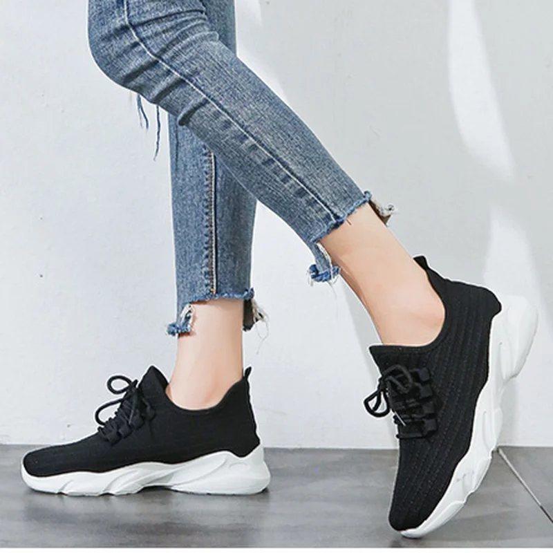 

Women Fashion Shoes Color Casual Sport Sneakers Female Trend Casual Women's Vulcanize Shoes Comfortable Mesh Women's Shoes