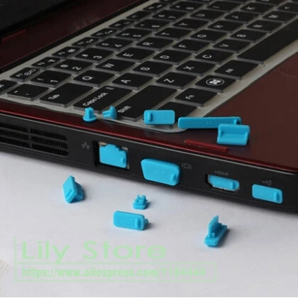 Для lenovo toshiba MSI hp asus dell acer красочные силиконовые Пылезащитная заглушка для ПК lapto PC компьютерные порты от пыли и грязи