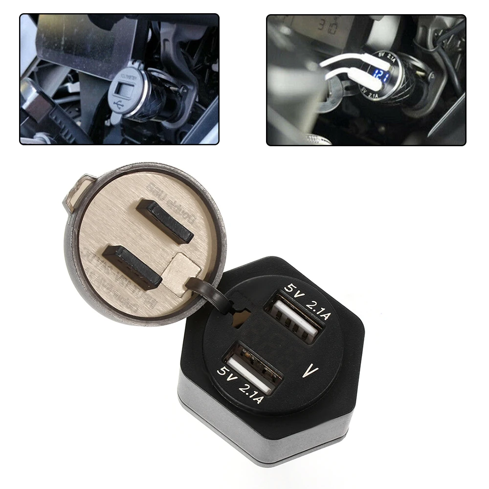 Зарядное устройство с USB портом 4 2 А 12 24 В разъем цифровым дисплеем для BMW F800GS F650GS