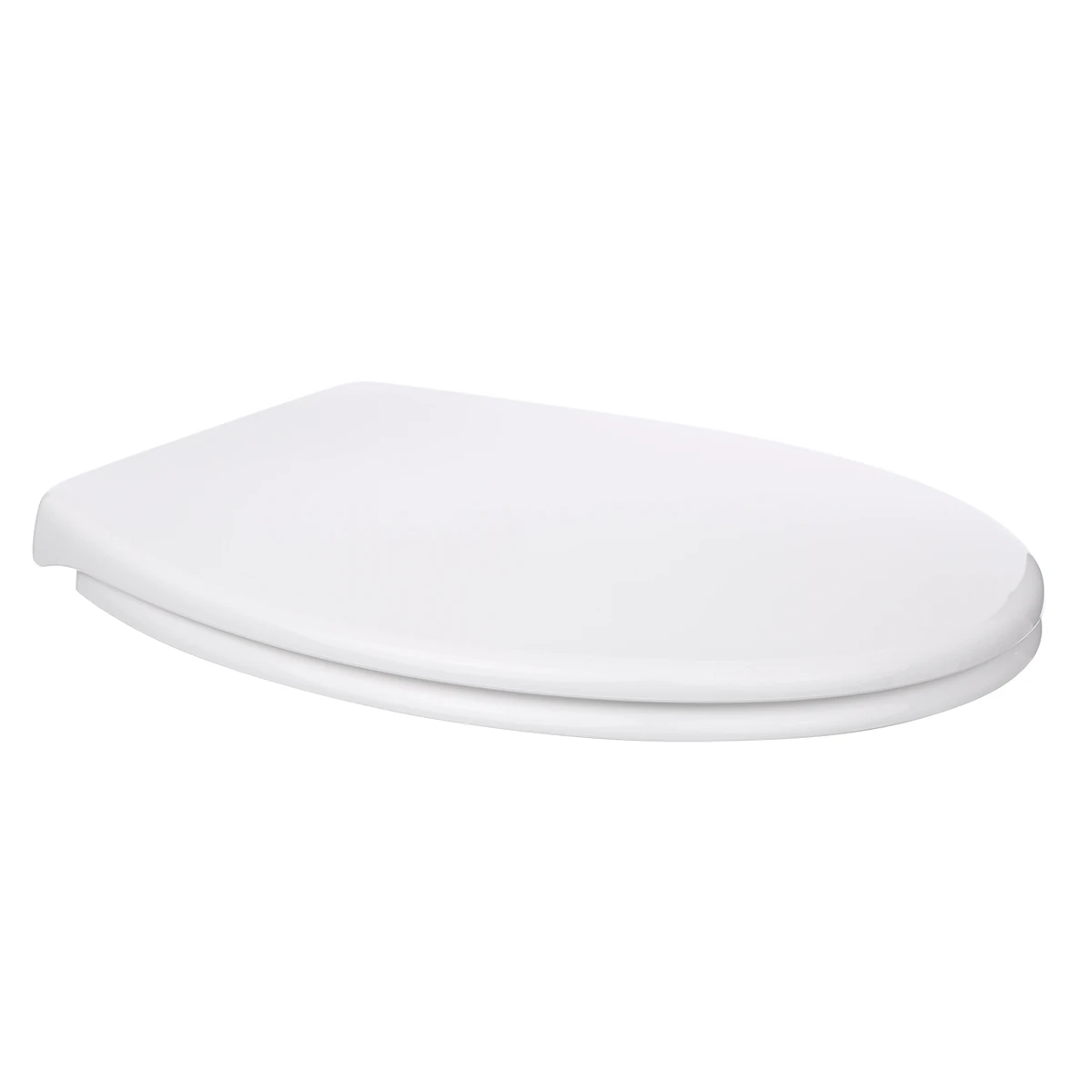 

KKmoon Thickened O-shaped Toilet Lid PP Universal Toilet Cover Slow Down One-Click Installation Toilet Seats Cover P2004