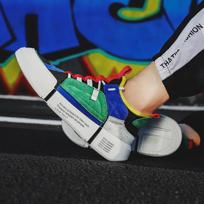 Мужские кроссовки из натуральной кожи спортивная обувь для бега на открытом