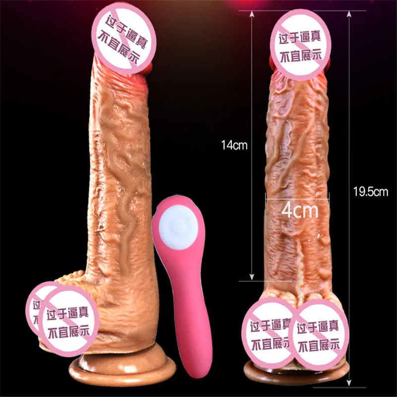 Секс игрушки для автоматического телескопического пениса вибратор Реалистичная