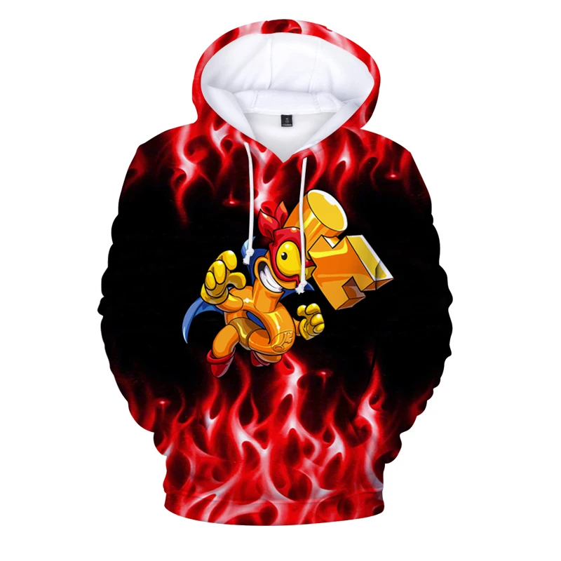 

Women Super Zings Hoodie Boys Girls Cartoon 3D Printed Pullovers Kids Superzings Sweatshirt Harajuku Streetwear Sweatshirts