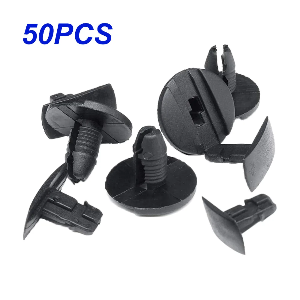 

50pcs 8mm Plastic Expansion Rivet Bumper Clip for Citroen Peugeot 206 207 307 Fender Liner Retainer Push Pin Wheel Arch Fastener