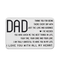 fathers day wallet insert card birthday gifts i love you with all my heart dad gifts from daughter son to daddy stepdad
