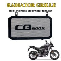 motorcycle radiator grille guard grill protector cover cooler mesh net fender for honda cb500x cb 500 x cb500 500x 2013 2019