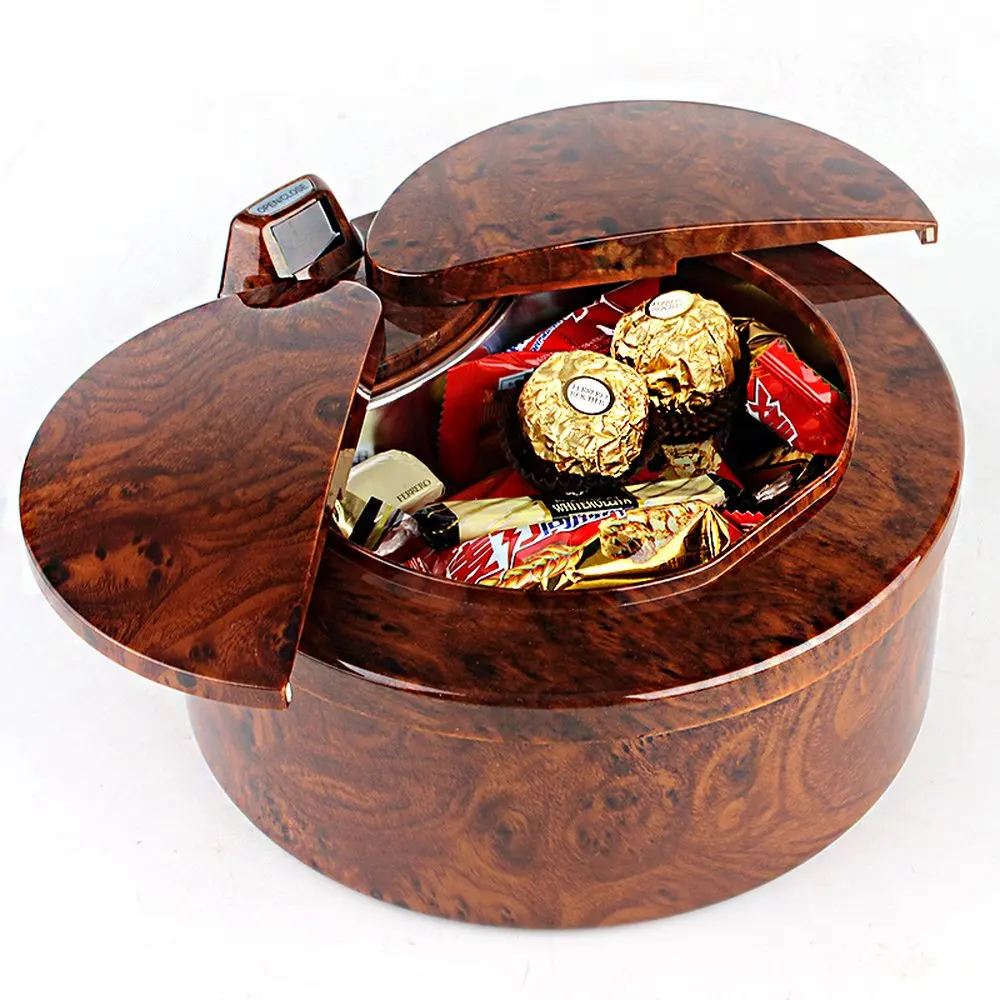 

Ladybug Desktop Intelligent Induction Storage Box Trash Home Mini Storage Bucket with Auto Opening Sensor for Wedding Christmas