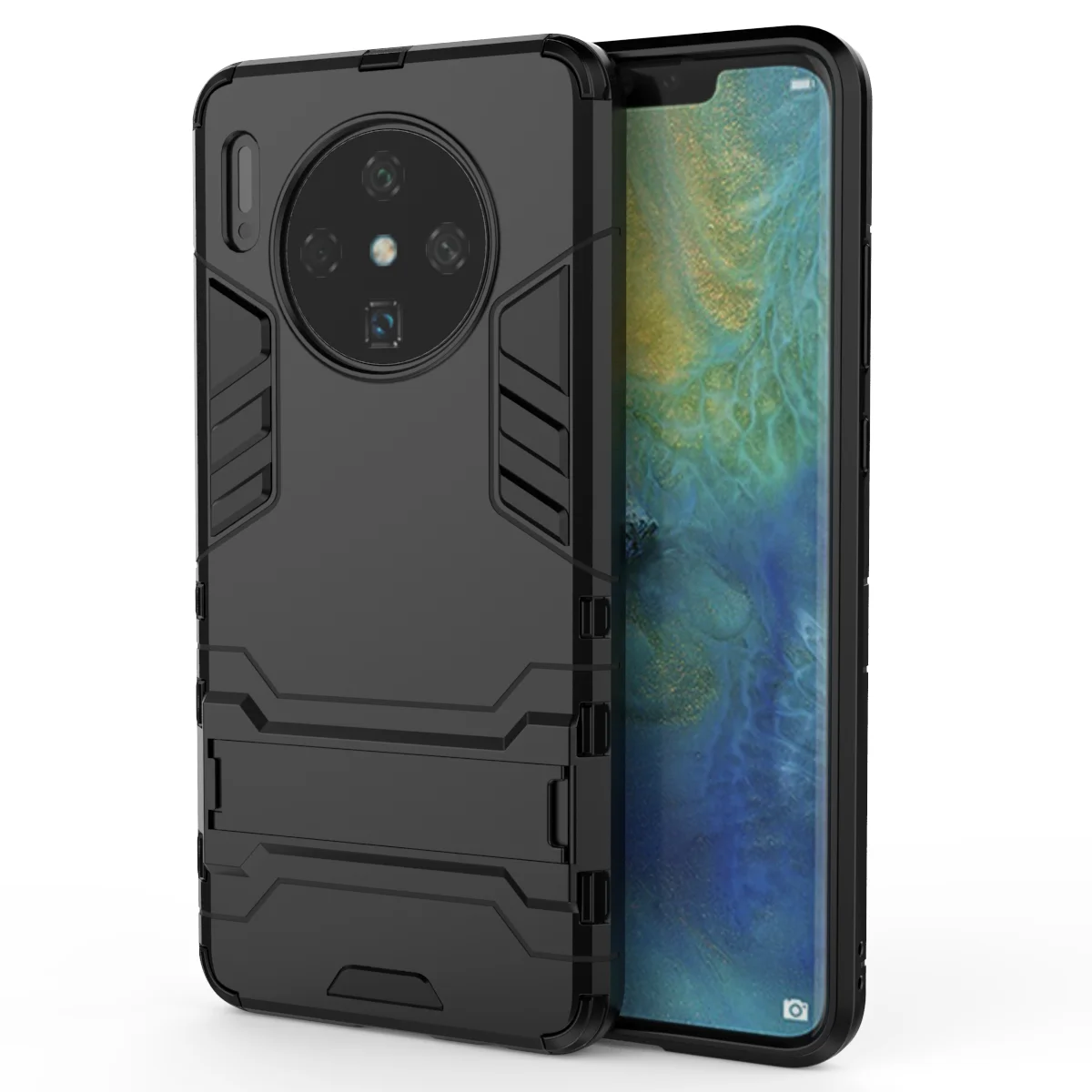 Противоударный чехол для Huawei Mate 30 Lite 20 Pro 20X PC + силиконовый гибридные Чехлы P20 2019 P30