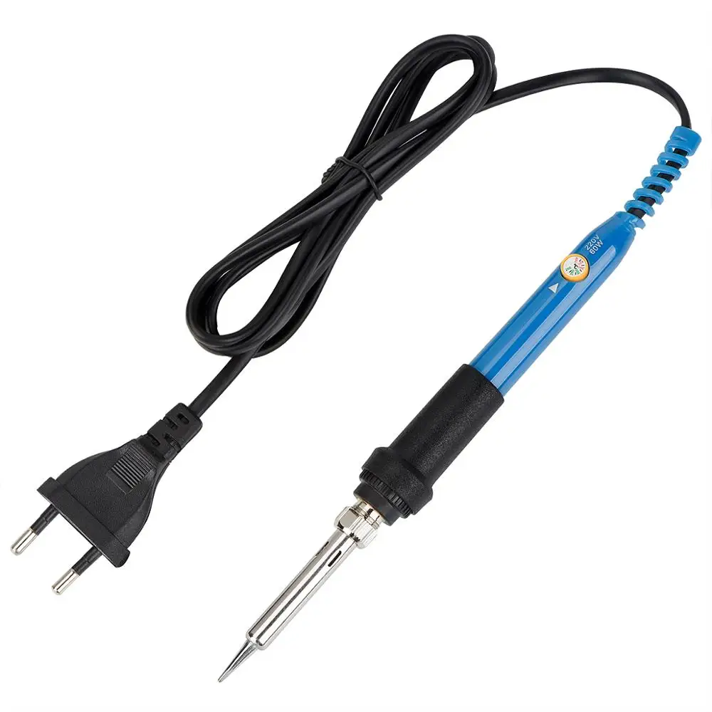 JCD 110V 220V 60W Электрический паяльник для подключения к 908 Регулируемый Температура сварочный припой инструмент с подставка для паяльника очиститель