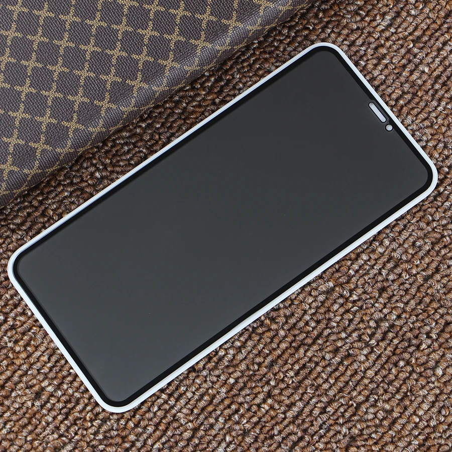Полный клей анти шпионская пленка закаленное стекло экран протектор для iPhone XR XS