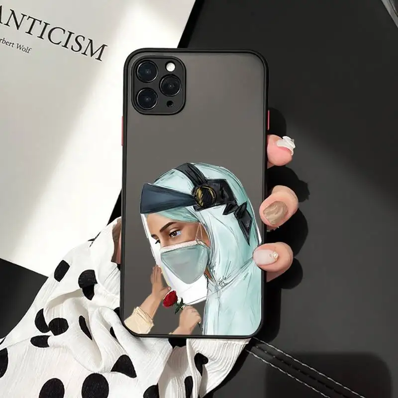 

doctor nurse Cartoon high quality Phone Cases matte transparent For iphone 7 8 11 12 plus mini x xs xr pro max cover