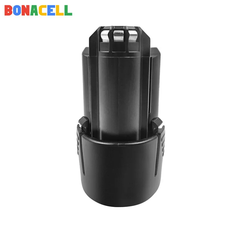 1 Pack Bonacell 2000 мА/ч, аккумуляторная батарея 12V li-ion BAT411 Перезаряжаемые Батарея для BOSCH BAT412A BAT413A D-70745GOP 2607336013 2607336014 PS20-2 PS40-2 - Цвет: 1 Pack