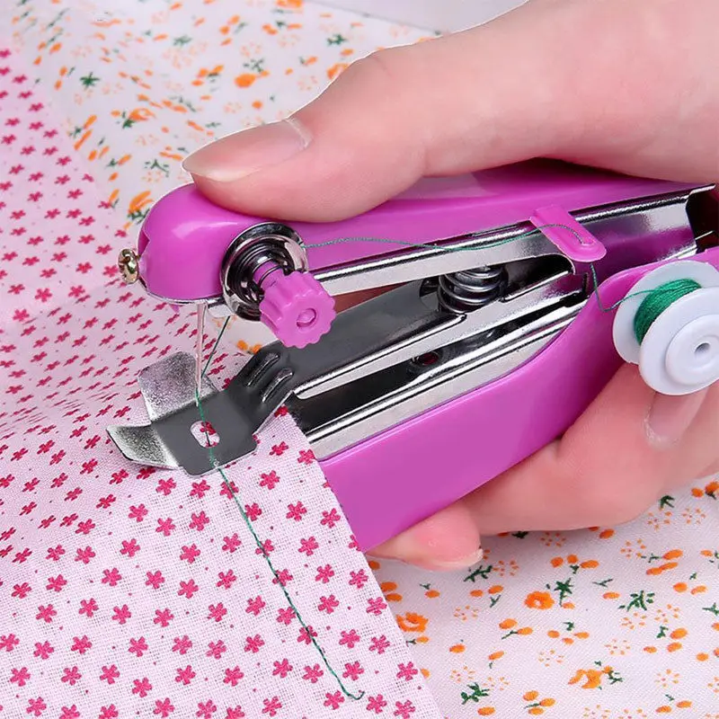 Mini Portable Smart Electric Tailor Stitch Handheld Sewing Machine Home Travel | Дом и сад