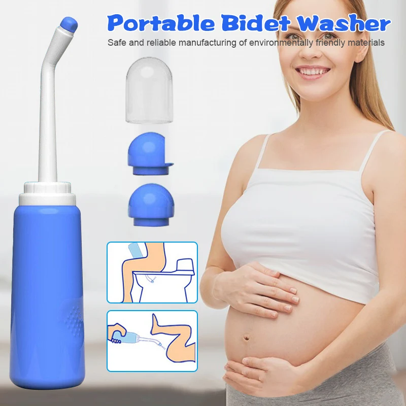 Портативный ручные биде спрей бутылка насадка для путешествий на открытом