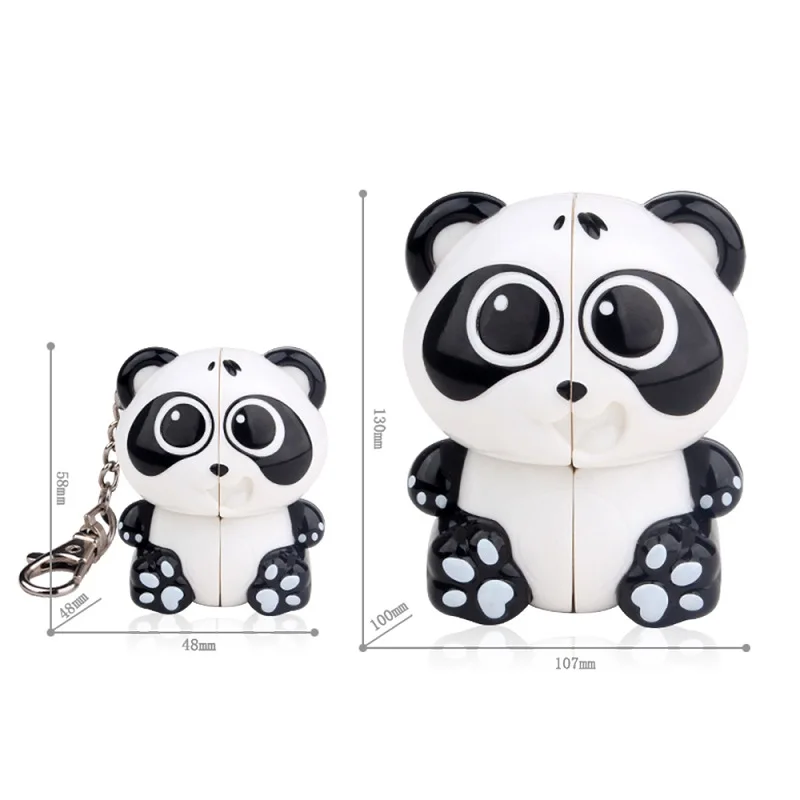 Yuxin panda 2x2x2 2 слоя кубик странной формы профессиональный волшебный скоростной
