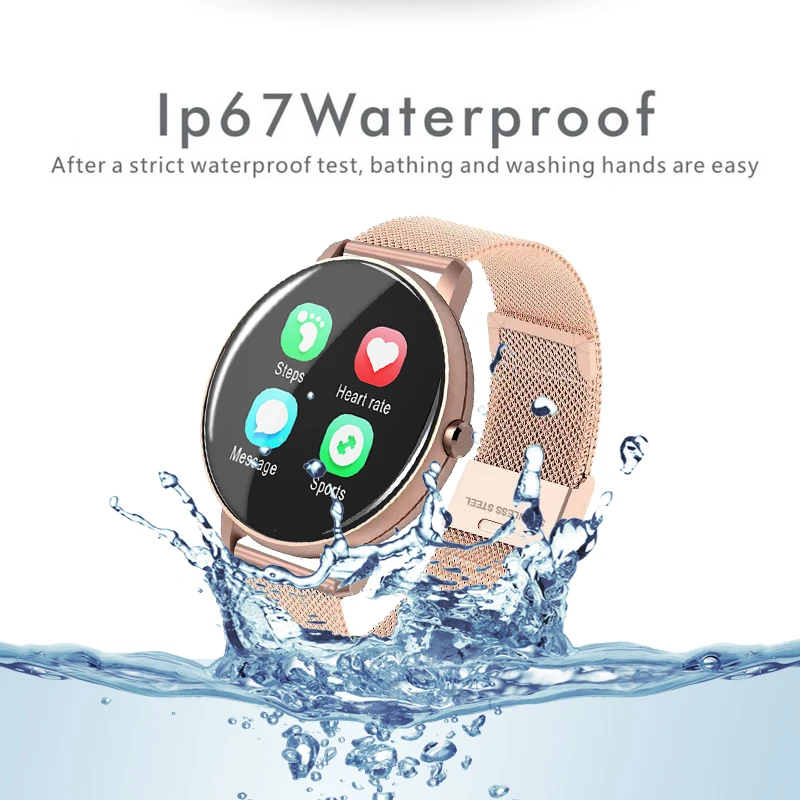 LIGE 2020 New Smart Watch Men Women Heart Rate Blood Pressure Exercise Multifunction Fitness Tracker IP67 Waterproof Smartwatch |