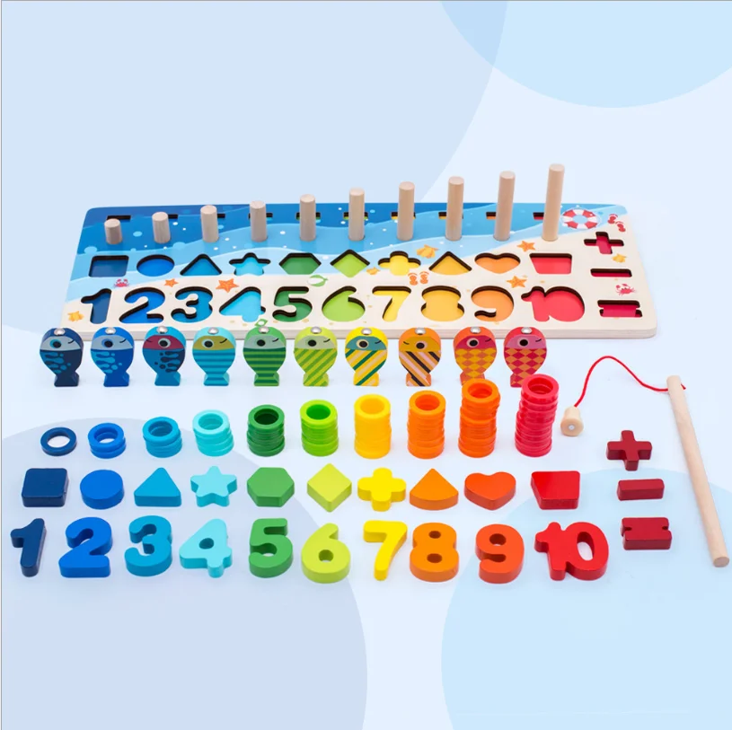 Детские магнитные игрушки для рыбалки интеллектуальная разработка цифровая