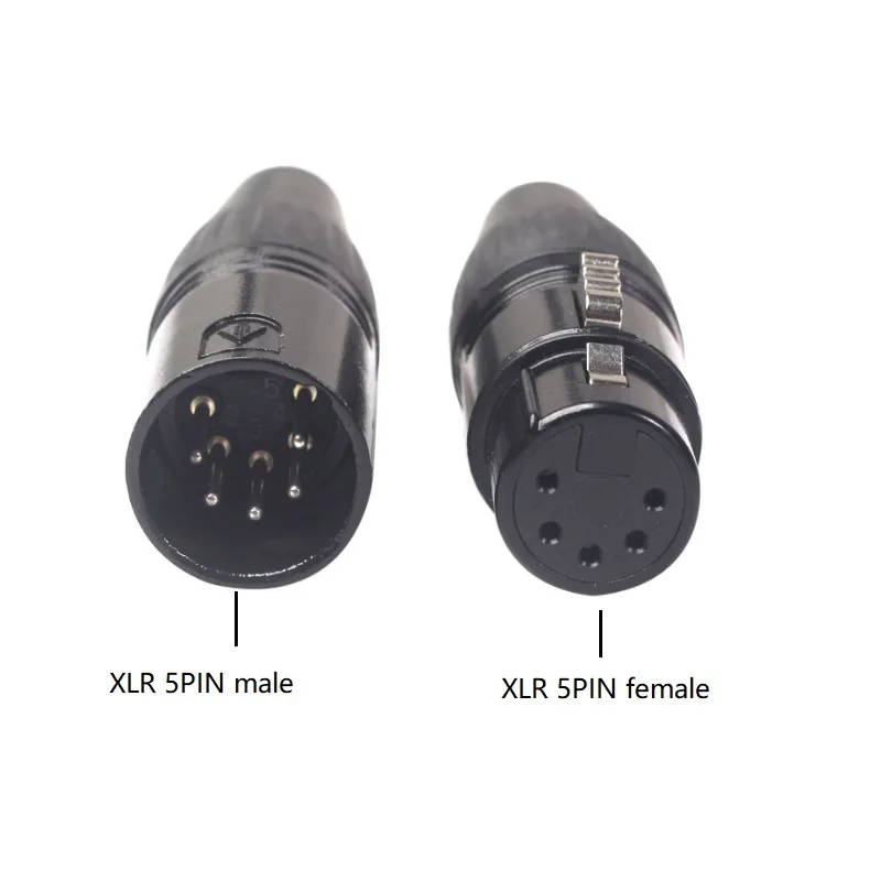 10 шт./лот 5-контактный удлинитель XLR для микрофона папа мама | Обустройство дома