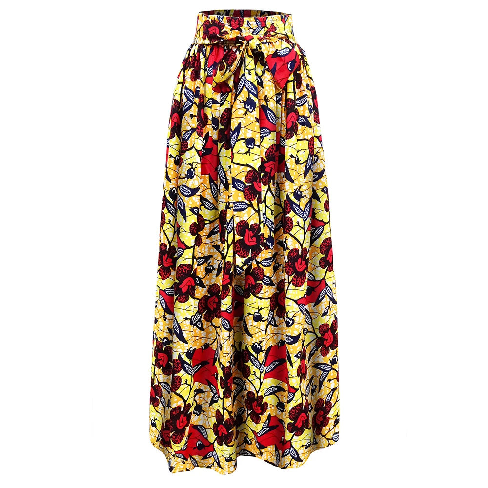 Африканская Женская одежда модная юбка из Анкары вощеная традиционная длинная с