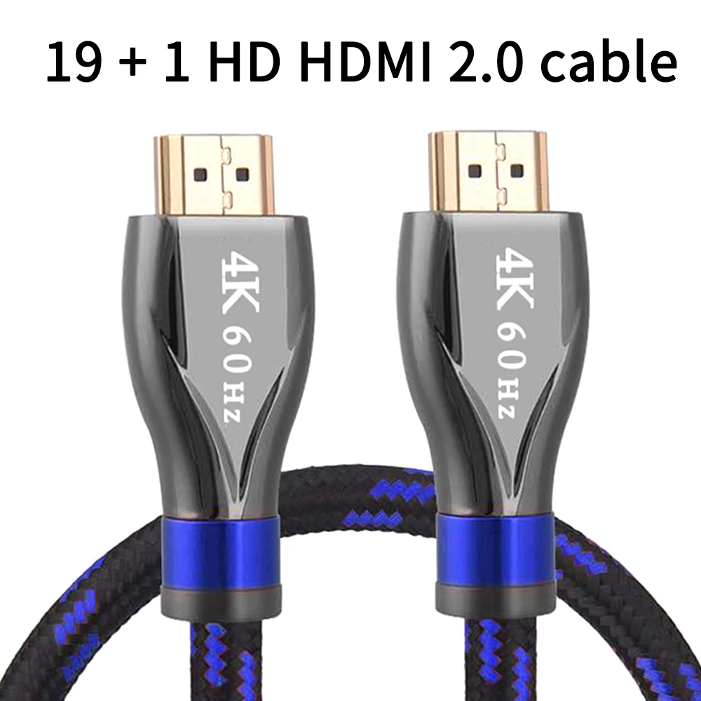 19 + 1 ядро совместимому с HDMI 2 0 кабель 4K для PS4 Apple ТВ 4k адаптер распределительной