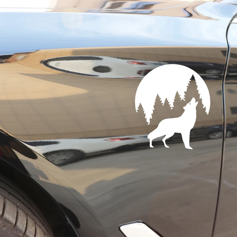

Car Sticker Personality Wolf Roar Car PVC Sticker Car Sticker 15.4cm* 13.6cm