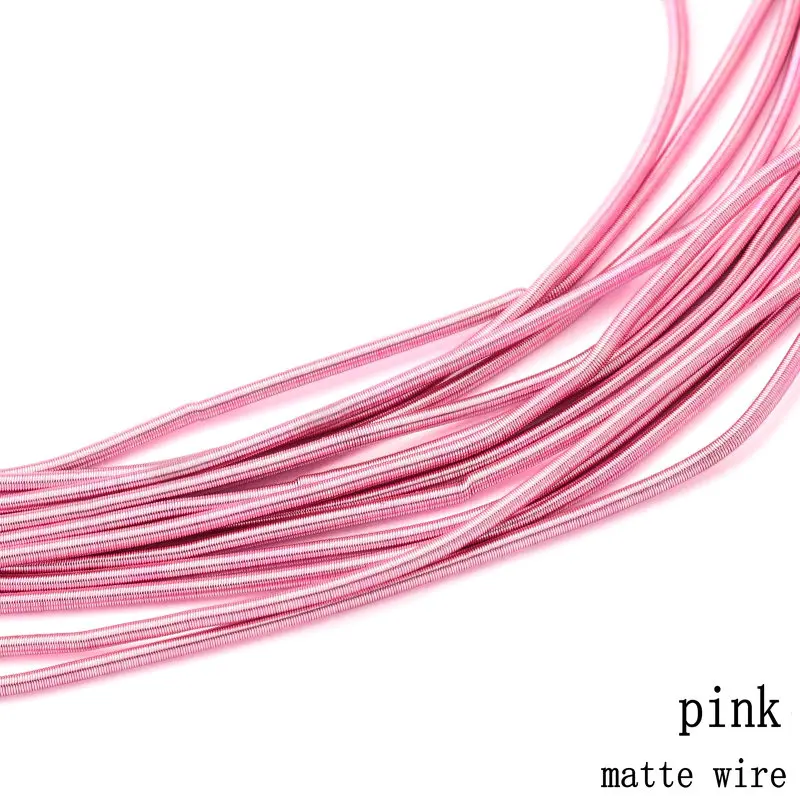 matte wire-pink 10 г/лот аксессуары для ювелирных изделий вышивка значок коврик, жесткая старая работа вышивка, французский слиток проволока, медная проволока, ручной работы аксессуары - Цвет: matte wire-pink