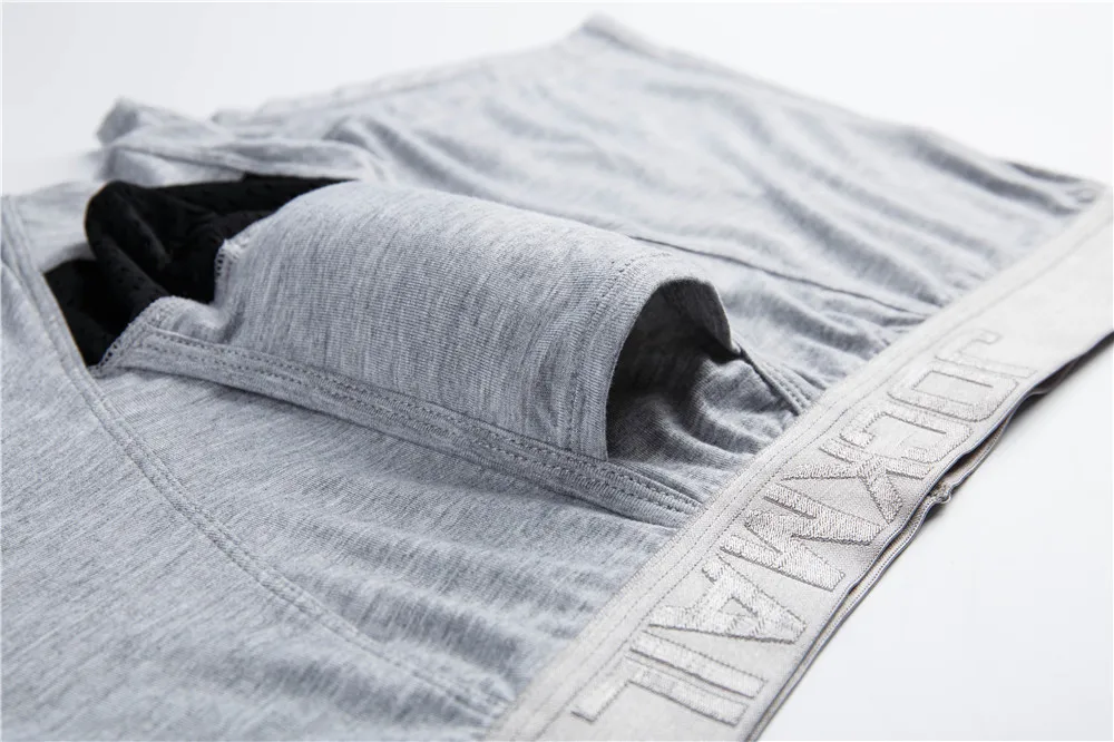 JOCKMAIL Мужское нижнее белье из модала боксерские шорты сетчатая Мошонка капсулы