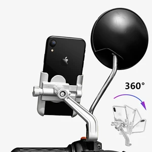 motorcycle bicycle mobile phone aluminum alloy bracket for honda rebel 250 500 silver wing st1100 st1300 transalp 650 parts free global shipping