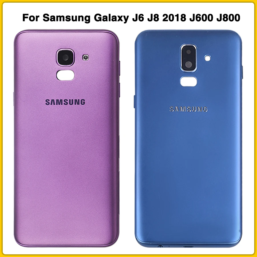 Чехол на заднюю панель для samsung Galaxy J6 J8 J600 J600F J800 J800F задняя крышка на батарейках задняя крышка на дверь