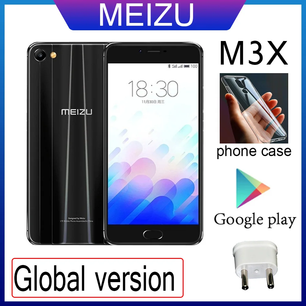 98% Новый Meizu M3X 3 Гб оперативной памяти 32 встроенной смартфон глобальная версия
