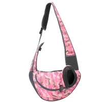 printed breathable dog carrier outdoor travel handbag pouch mesh shoulder bag sling pet travel tote cat puppy slings carrier