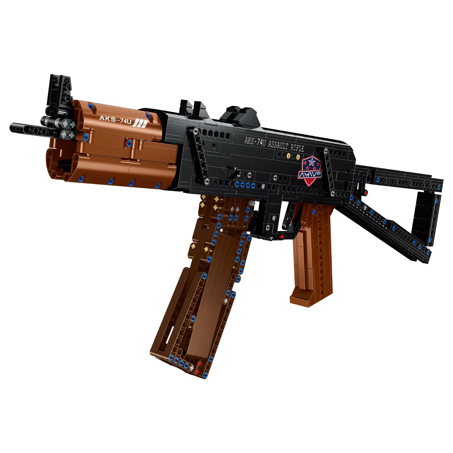 

881 шт. AKS-74U Штурмовая винтовка пистолет Модель Строительные блоки PUBG военный спецназ, высокотехнологичное оружие Кирпичи игрушки для детей