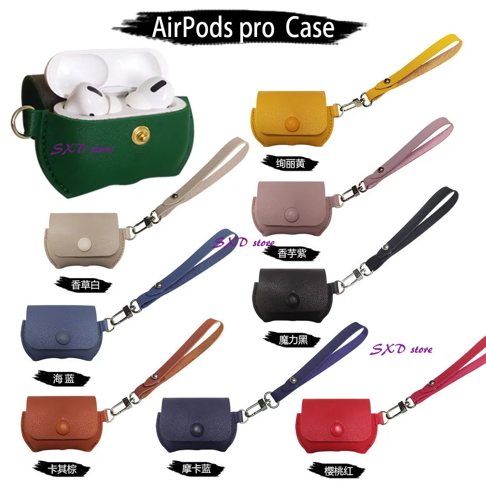 

High grade leather Case for AirPods Pro Luxury Artificial Leather AirPod case for AirPods 2 & 1 Cases, Wireless Charging